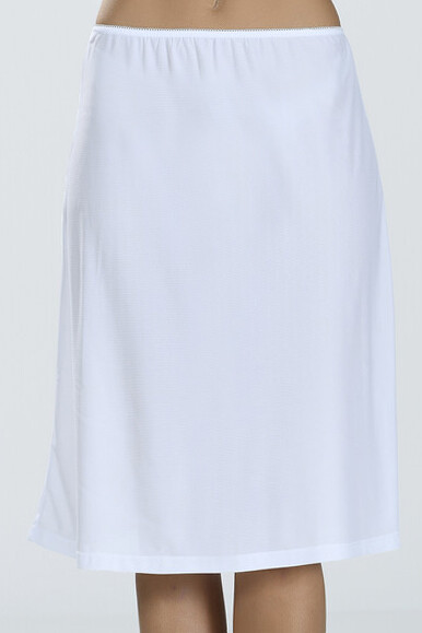 Jupa damă sub genunchi, culoare alb