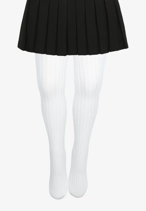 Dres pentru copii – alb cu dungi striate