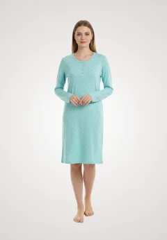 Cămașă de noapte turcoaz