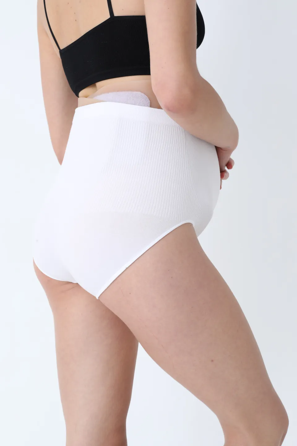 Chilot maternitate din modal – alb